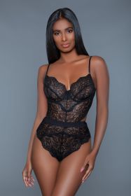 2014 Bettany Bodysuit (Color: Black, size: M)