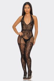 2742 Only For You Bodystocking (Color: Black, size: OS)
