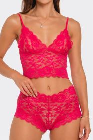 2789 Eye On You 2 Piece Set (Color: Fuchsia, size: XS)