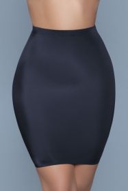 2005 Slimin' Shapewear Slip Skirt (Color: Black, size: L/XL)