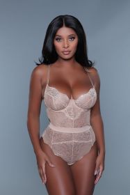 2014 Bettany Bodysuit (Color: Nude, size: M)