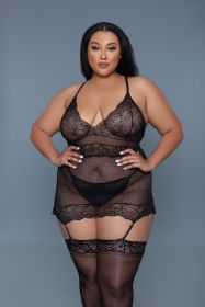 2273 Ryder 2 Piece (Color: Black, size: M)