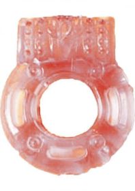 Macho Vibrating Cockring (Color: Beige)
